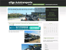 Tablet Screenshot of jungeautos.com